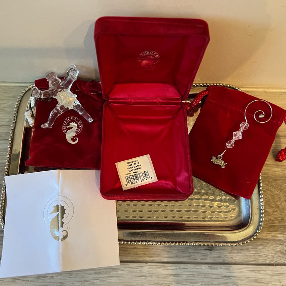 WATERFORD CRYSTAL 12 Days of Christmas ornament